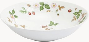 Piatto fondo in Fine Bone China Wild Strawberry