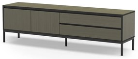Tavolo TV verde scuro 180x55 cm Lorenza - Marckeric