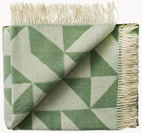 Coperta in lana con frange Twist