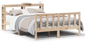 Letto Senza Materasso 160x200 Cm İn Legno Massello Di Pino /