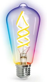 LED RGBW Lampadina FILAMENT ST64 E27/4,9W/230V 2700K - Aigostar