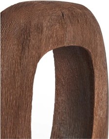 Lampada da tavolo marrone (altezza 30 cm) Kelafo - Light &amp; Living