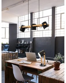 Eglo 43045 - Lampadario a sospensione con filo HORNWOOD 3xE27/60W/230V