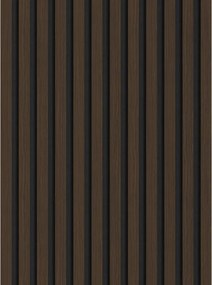 Mexen Lam-F campione di doghe acustiche da parete, feltro 8 mm, impiallacciatura tecnica, Noce Palissandro - S105-021-S