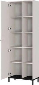 Libreria color crema 64x190x34 cm Rovigo – Germania