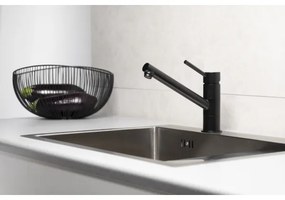 KFA Armatura 6533-915-81 - Rubinetto per lavello ANDRA ottone/opaco nero