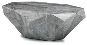 Tavolino moderno pietra fossile grigio cm 120 x 70 x h 40