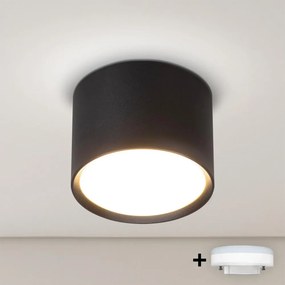 BRILAGI - LED Faretto SMOOTH 1xGX53/15W/230V 60x82 mm nero