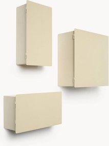 Set di 3 mensole da parete in metallo Kelly