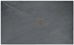 Piatto doccia Rea Grey Rock 80x120