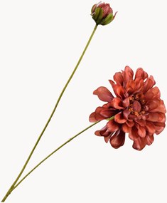 Set di 4 fiori artificiali fatti a mano Zinnia