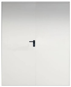 Porta doppia anta tagliafuoco battente EI2 120 avorio L 160 x H 215 cm reversibile