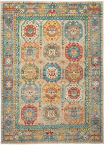 Samarkand Tappeto orientale 210x150 Grigio (Pakistan) Annodato A Mano