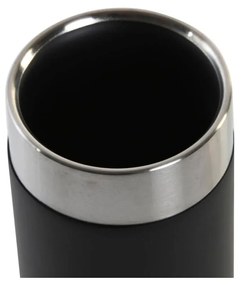 Portaspazzolini da Denti DKD Home Decor Argentato Nero Acciaio inossidabile Resina (7 x 7 x 10,5 cm)