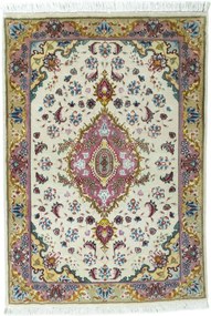 Tabriz Tappeto persiano 60x90 Beige (Iran) Annodato A Mano