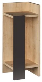 Comodino ELOS 60x25 cm marrone/antracite