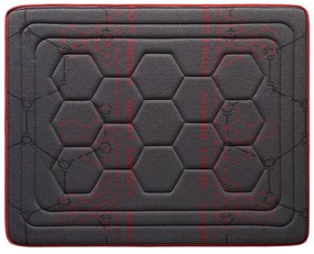 Materasso in schiuma bifacciale duro/medio duro 120x200 cm Hexaflex Moon - Moonia