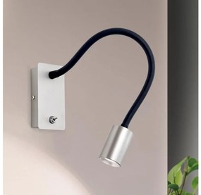 Orion WA 2-1342 - LED Lampada da parete flessibile piccola KURT LED/5W/230V argento