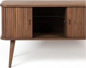 Cassettiera marrone con ante scorrevoli Barbier - Zuiver