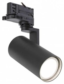 Faro GU10 binario trifase - Nero Base GU10