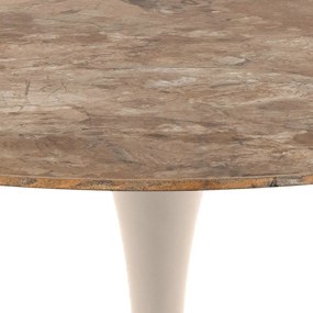 Tavolo da pranzo rotondo con piano in ceramica ø 90 cm Malta – Actona