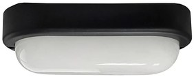 Plafoniera LED da esterno LED/8W/230V 4200K IP64 nera