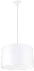 Sollux SL.1404 - Lampadario a sospensione con filo NOVA 1xE27/15W/230V diametro 40 cm bianco