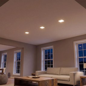 Pannello LED Quadrato 12W foro da 140 a 155mm CCT Bianco Variabile - LEDISENS Colore Bianco Variabile CCT