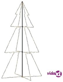 vidaXL Albero di Natale a Cono 300 LED per Interni Esterni 120x220 cm
