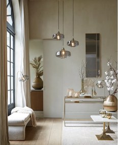 Panchina color crema in tessuto bouclé Nafya - Light &amp; Living