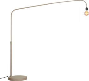 Lampada da terra per esterni beige con base beige IP44 - Arc