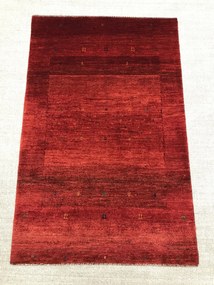 Loribaft Tappeto 90x140 Rosso (Iran) Annodato A Mano