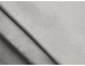 Letto boxspring grigio chiaro con contenitore 140x200 cm Mikana – Makamii