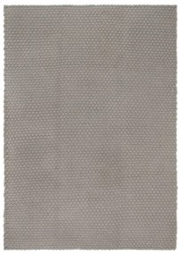 Tappeto Rettangolare Grigio 80x160 cm in Cotone