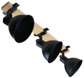 Faretto 3xE27/40W/230V nero