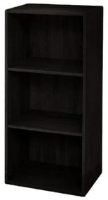 Libreria in legno 3 ripiani scaffale Wenge' L 40 x H 29 x H 89 cm