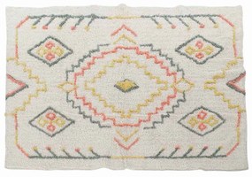 TAPPETO IN COTONE MULTICOLORE 200X237X1