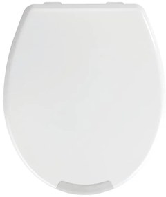 Copriwater Secura Comfort ovale universale WENKO con chiusura rallentata sganciabile in duroplast bianco