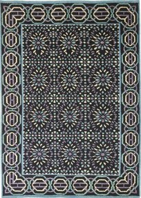 Teppich Tappeto orientale 230x170 Nero (Indian) Annodato A Mano