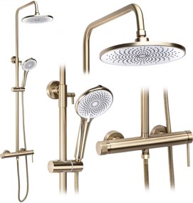 Set doccia Rea Foss Clif Brush Gold