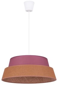 Duolla - Lampadario a sospensione con filo GALAXY 1xE27/40W/230V diametro 50 cm rosa
