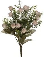 Set 3 Bouquet Artificiali Mini Rose Boccio 34 cm