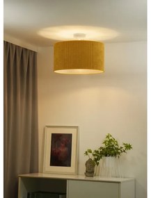 Duolla - Lampadario a plafone CORDUROY 1xE27/15W/230V diametro 40 cm giallo