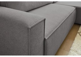 Divano letto angolare grigio (variabile) Nihad structural - Bobochic Paris