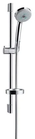 Doccetta con flessibile doccia e barra di scorrimento HANSGROHE Croma 100 in abs cromo anticalcare 3 getti