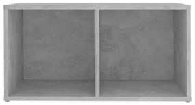 Mobili tv 2 pz grigio cemento 72x35x36,5 cm in truciolato