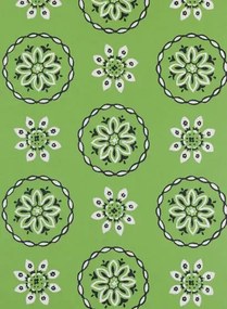 Nina Campbell Carta da parati Garance - Emerald