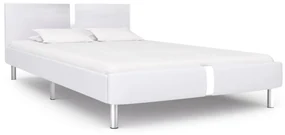 Giroletto Senza Materasso Bianco İn Similpelle 135x190 Cm /