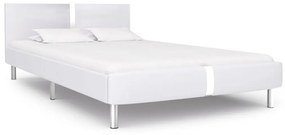 Giroletto Senza Materasso Bianco İn Similpelle 135x190 Cm /