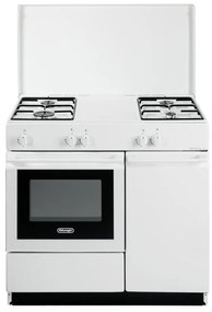 Cucina a gas con forno DE'LONGHI SGW 854 NM bianca L 86 x P 50 cm